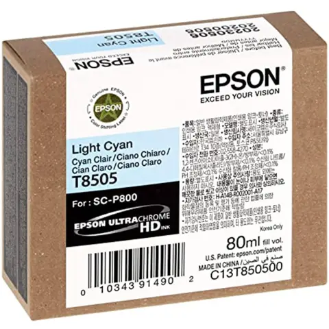 Tusz Epson SureColor  do  SPC-P800  | 80 ml | photo light cyan